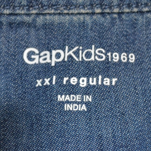 Gap Girl's or Women's Jean Button Down Shirt - Picture 3 of 3